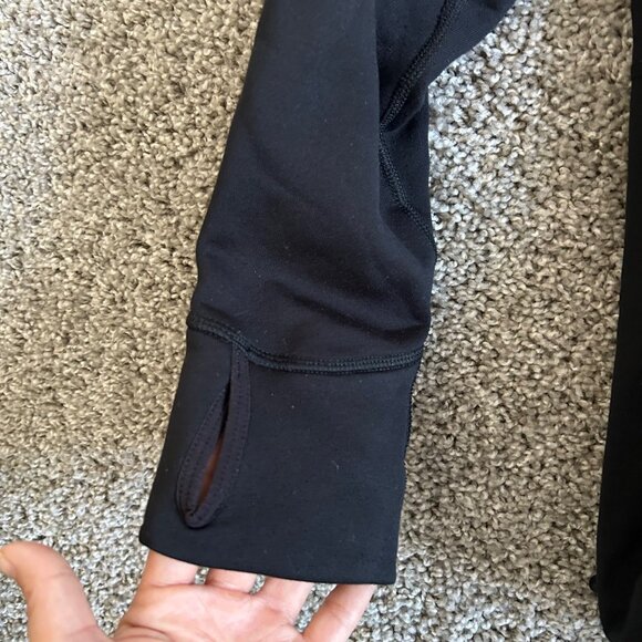 Patagonia Mens XL Black Full-Zip Jacket With Thumb Holes & Zippered Back Pockets - Picture 7 of 10